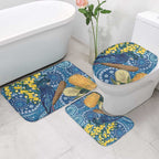 Black Cockatoo Australia Aboriginal Art Bathroom Set NAIDOC Week - Nature Lovers