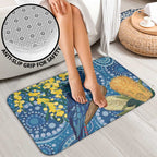 Black Cockatoo Australia Aboriginal Art Bathroom Set NAIDOC Week - Nature Lovers