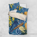 Black Cockatoo Australia Aboriginal Art Bedding Set NAIDOC Week - Nature Lovers
