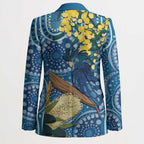 Black Cockatoo Australia Aboriginal Art Blazer NAIDOC Week - Nature Lovers