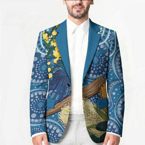 Black Cockatoo Australia Aboriginal Art Blazer NAIDOC Week - Nature Lovers