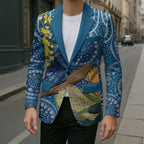 Black Cockatoo Australia Aboriginal Art Blazer NAIDOC Week - Nature Lovers
