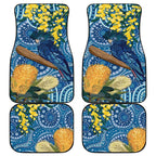 Black Cockatoo Australia Aboriginal Art Car Mats NAIDOC Week - Nature Lovers