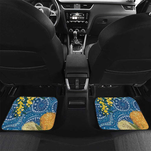 Black Cockatoo Australia Aboriginal Art Car Mats NAIDOC Week - Nature Lovers