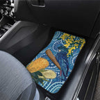 Black Cockatoo Australia Aboriginal Art Car Mats NAIDOC Week - Nature Lovers