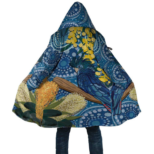 Black Cockatoo Australia Aboriginal Art Cloak NAIDOC Week - Nature Lovers