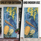 Black Cockatoo Australia Aboriginal Art Door Cover NAIDOC Week - Nature Lovers