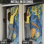 Black Cockatoo Australia Aboriginal Art Door Cover NAIDOC Week - Nature Lovers