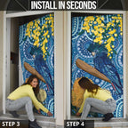Black Cockatoo Australia Aboriginal Art Door Cover NAIDOC Week - Nature Lovers