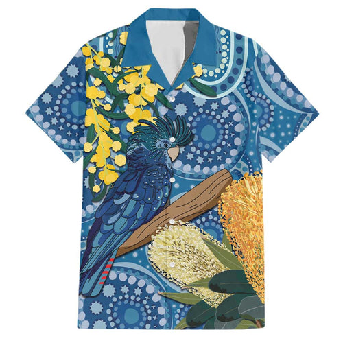 Black Cockatoo Australia Aboriginal Art Family Matching Summer Maxi Dress and Hawaiian Shirt NAIDOC Week - Nature Lovers