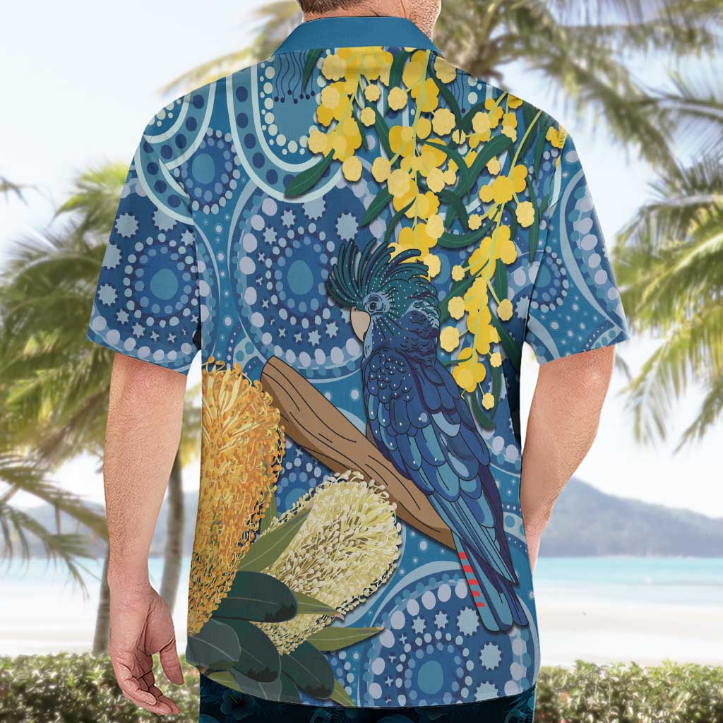 Black Cockatoo Australia Aboriginal Art Hawaiian Shirt NAIDOC Week - Nature Lovers