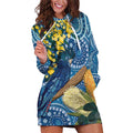 Black Cockatoo Australia Aboriginal Art Hoodie Dress NAIDOC Week - Nature Lovers
