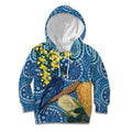 Black Cockatoo Australia Aboriginal Art Kid Hoodie NAIDOC Week - Nature Lovers