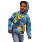Black Cockatoo Australia Aboriginal Art Kid Hoodie NAIDOC Week - Nature Lovers