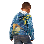 Black Cockatoo Australia Aboriginal Art Kid Hoodie NAIDOC Week - Nature Lovers