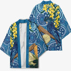 Black Cockatoo Australia Aboriginal Art Kimono NAIDOC Week - Nature Lovers