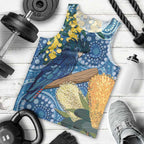 Black Cockatoo Australia Aboriginal Art Men Tank Top NAIDOC Week - Nature Lovers