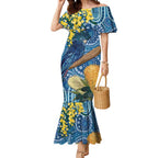 Black Cockatoo Australia Aboriginal Art Mermaid Dress NAIDOC Week - Nature Lovers