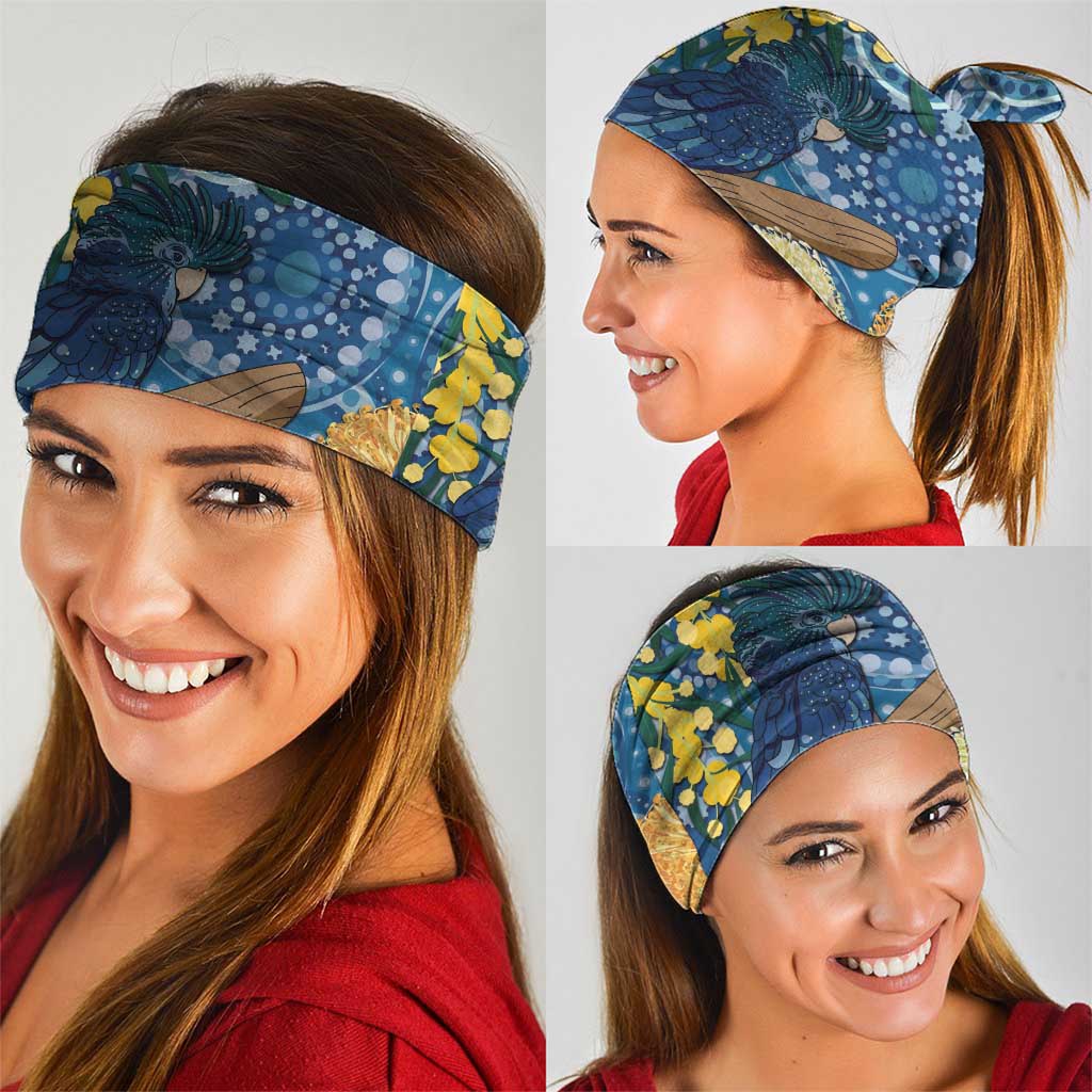 Black Cockatoo Australia Aboriginal Art Neck Gaiter NAIDOC Week - Nature Lovers
