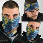 Black Cockatoo Australia Aboriginal Art Neck Gaiter NAIDOC Week - Nature Lovers