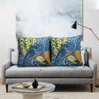Black Cockatoo Australia Aboriginal Art Pillow Cover NAIDOC Week - Nature Lovers