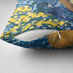 Black Cockatoo Australia Aboriginal Art Pillow Cover NAIDOC Week - Nature Lovers