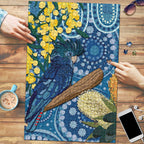 Black Cockatoo Australia Aboriginal Art Puzzle NAIDOC Week - Nature Lovers