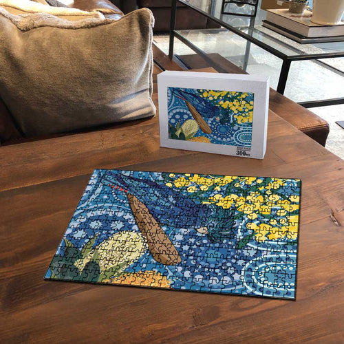 Black Cockatoo Australia Aboriginal Art Puzzle NAIDOC Week - Nature Lovers