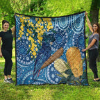 Black Cockatoo Australia Aboriginal Art Quilt NAIDOC Week - Nature Lovers
