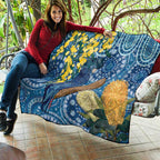 Black Cockatoo Australia Aboriginal Art Quilt NAIDOC Week - Nature Lovers
