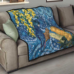 Black Cockatoo Australia Aboriginal Art Quilt NAIDOC Week - Nature Lovers