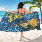 Black Cockatoo Australia Aboriginal Art Sarong NAIDOC Week - Nature Lovers