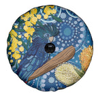 Black Cockatoo Australia Aboriginal Art Spare Tire Cover NAIDOC Week - Nature Lovers