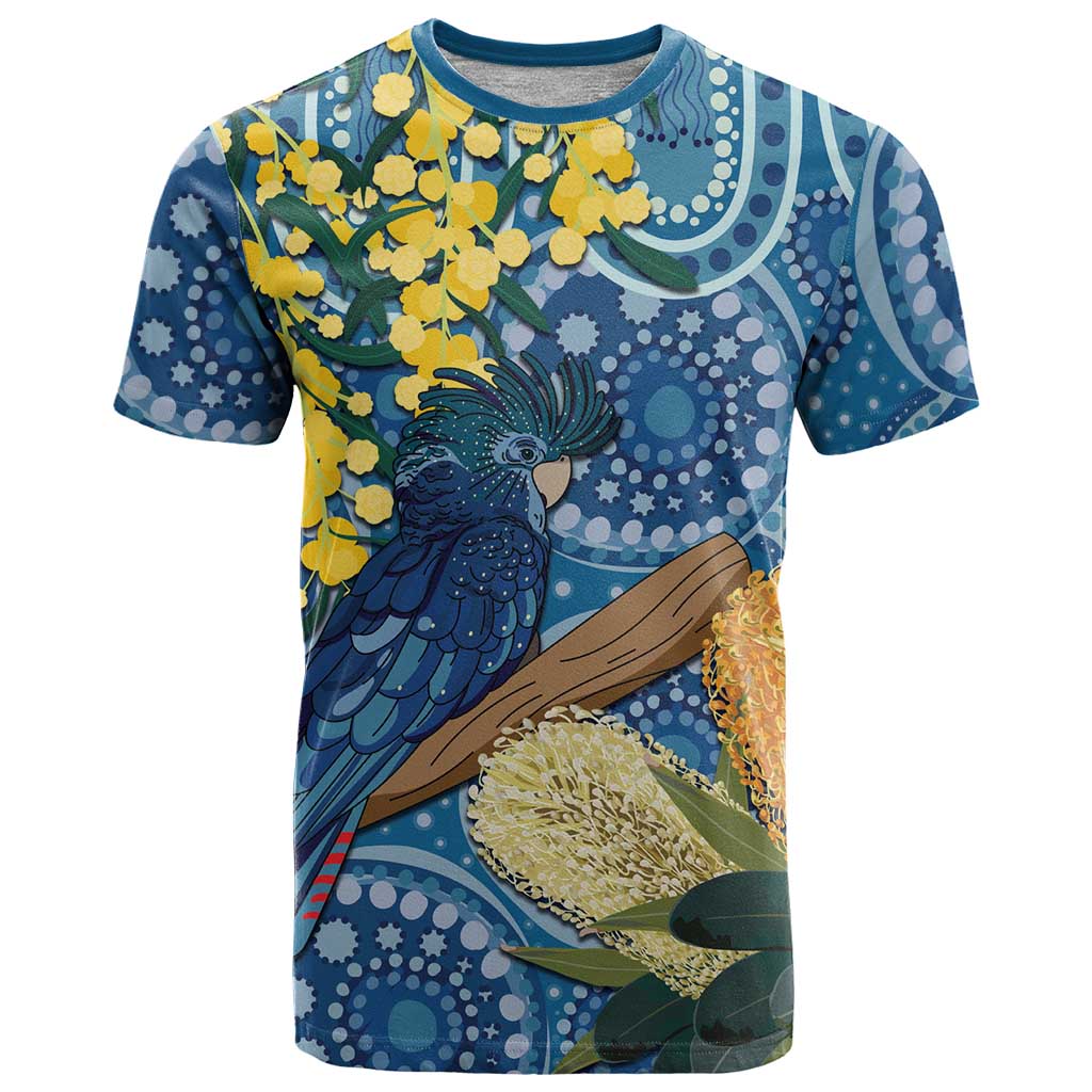 Black Cockatoo Australia Aboriginal Art T Shirt NAIDOC Week - Nature Lovers