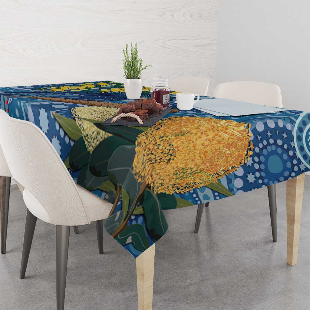 Black Cockatoo Australia Aboriginal Art Tablecloth NAIDOC Week - Nature Lovers