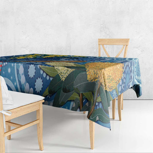 Black Cockatoo Australia Aboriginal Art Tablecloth NAIDOC Week - Nature Lovers
