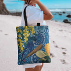 Black Cockatoo Australia Aboriginal Art Tote Bag NAIDOC Week - Nature Lovers