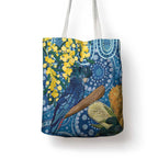 Black Cockatoo Australia Aboriginal Art Tote Bag NAIDOC Week - Nature Lovers