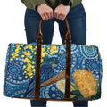 Black Cockatoo Australia Aboriginal Art Travel Bag NAIDOC Week - Nature Lovers