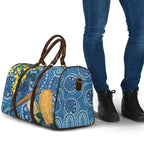Black Cockatoo Australia Aboriginal Art Travel Bag NAIDOC Week - Nature Lovers