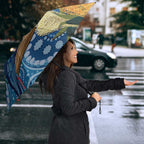 Black Cockatoo Australia Aboriginal Art Umbrella NAIDOC Week - Nature Lovers