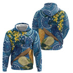 Black Cockatoo Australia Aboriginal Art Zip Hoodie NAIDOC Week - Nature Lovers