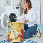 Sulphur-Crested Cockatoo Australia Aboriginal Art Laundry Basket NAIDOC Week - Nature Lovers