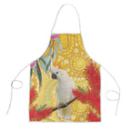 Sulphur-Crested Cockatoo Australia Aboriginal Art Apron NAIDOC Week - Nature Lovers