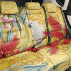 Sulphur-Crested Cockatoo Australia Aboriginal Art Back Car Seat Cover NAIDOC Week - Nature Lovers