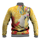 Sulphur-Crested Cockatoo Australia Aboriginal Art Baseball Jacket NAIDOC Week - Nature Lovers