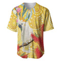 Sulphur-Crested Cockatoo Australia Aboriginal Art Baseball Jersey NAIDOC Week - Nature Lovers