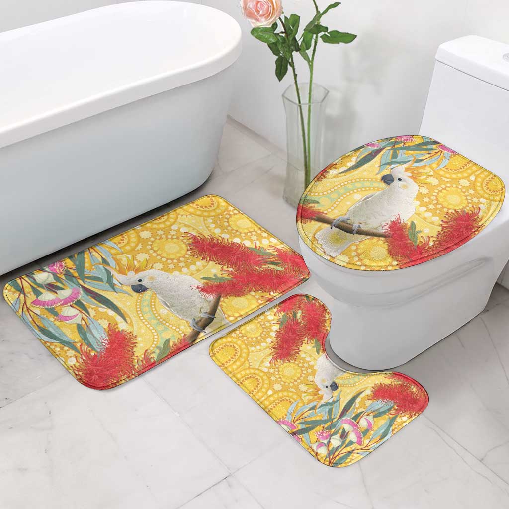 Sulphur-Crested Cockatoo Australia Aboriginal Art Bathroom Set NAIDOC Week - Nature Lovers