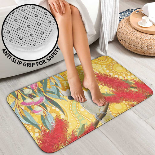 Sulphur-Crested Cockatoo Australia Aboriginal Art Bathroom Set NAIDOC Week - Nature Lovers