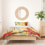 Sulphur-Crested Cockatoo Australia Aboriginal Art Bedding Set NAIDOC Week - Nature Lovers